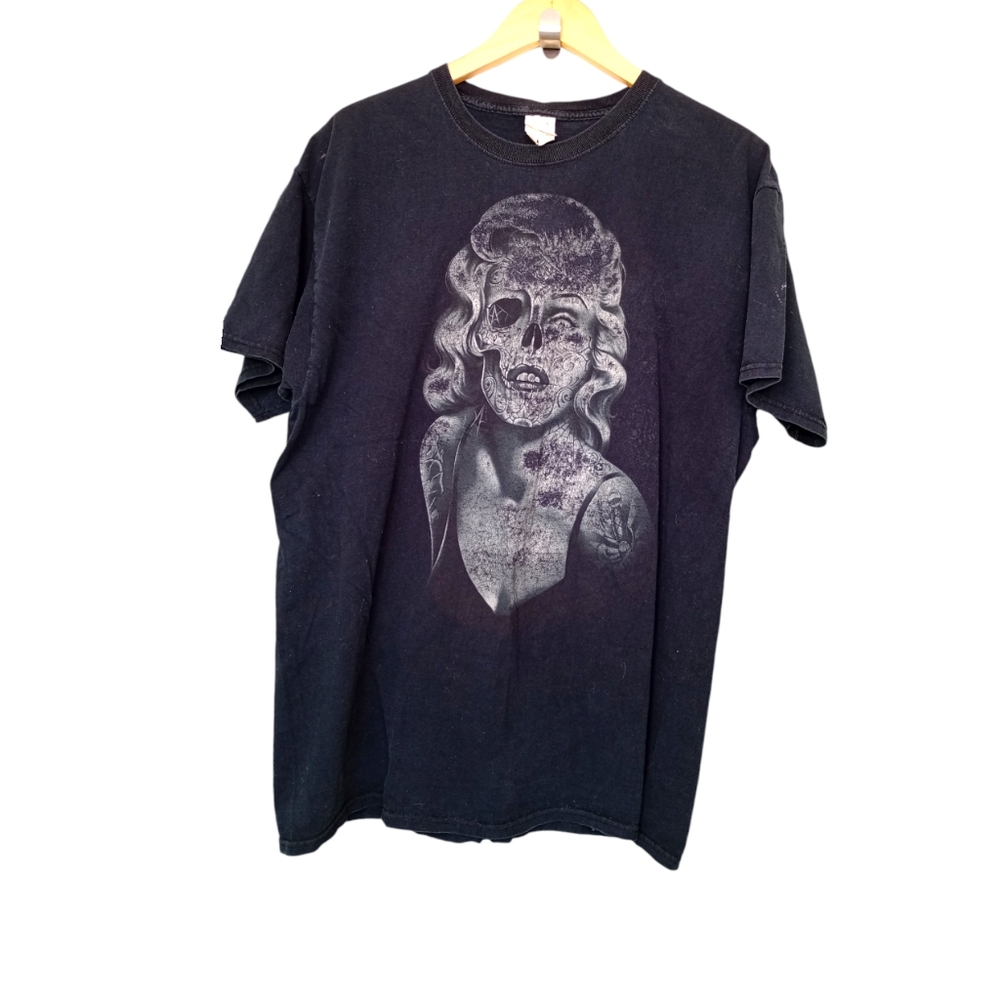 Marylin Monroe Short Sleeve Tee Black